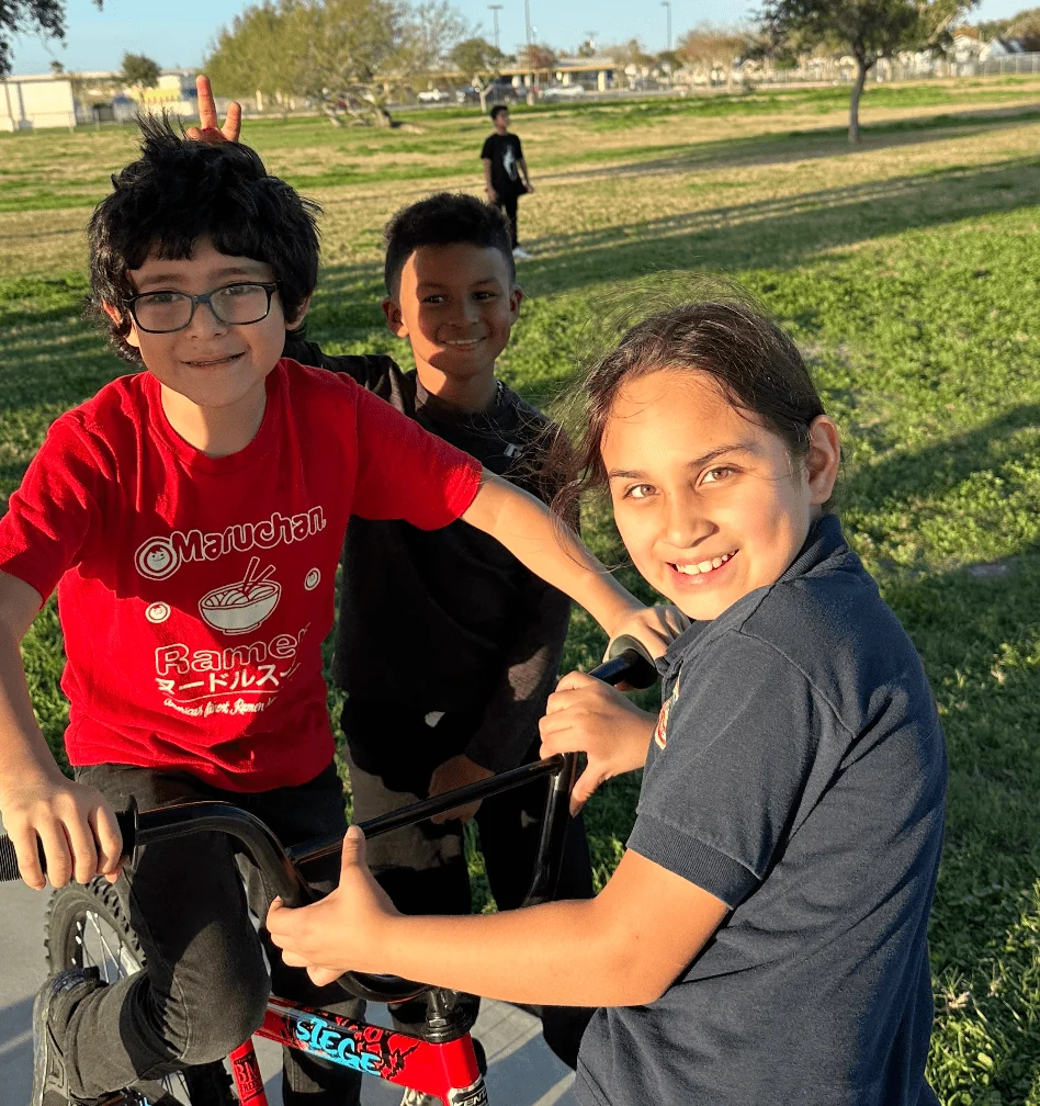 West Side Helping Hand students working together at the center
